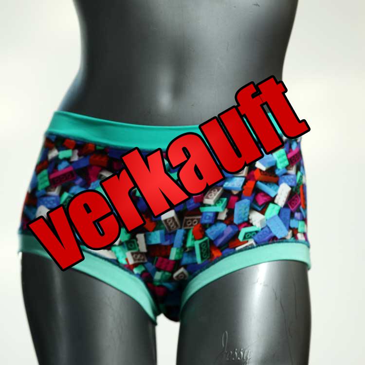 bunte günstige farbige nachhaltige Hotpant aus Baumwolle, Unterwäsche für Damen