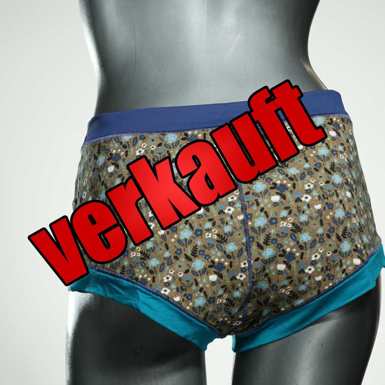 bunte bequeme farbige handgemachte Hotpant aus Baumwolle, Unterwäsche für Damen