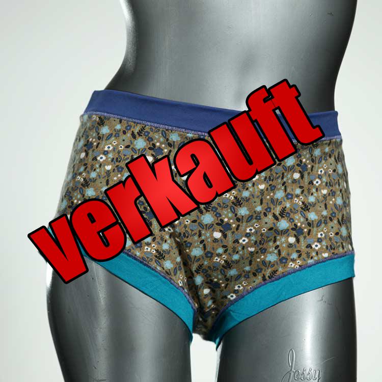 bunte bequeme farbige handgemachte Hotpant aus Baumwolle, Unterwäsche für Damen