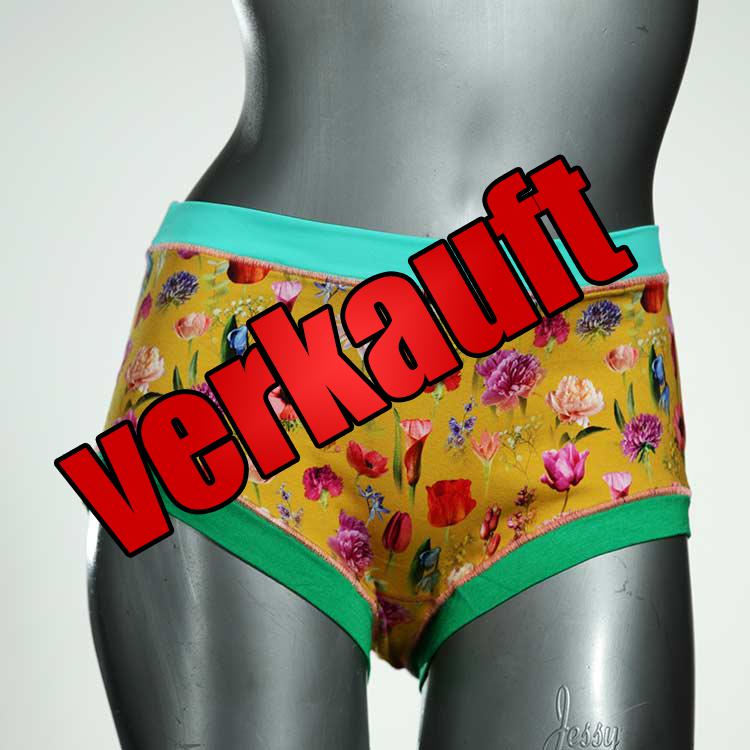 gemusterte ökologische attraktive bequeme Hotpant aus Baumwolle, Unterwäsche für Damen