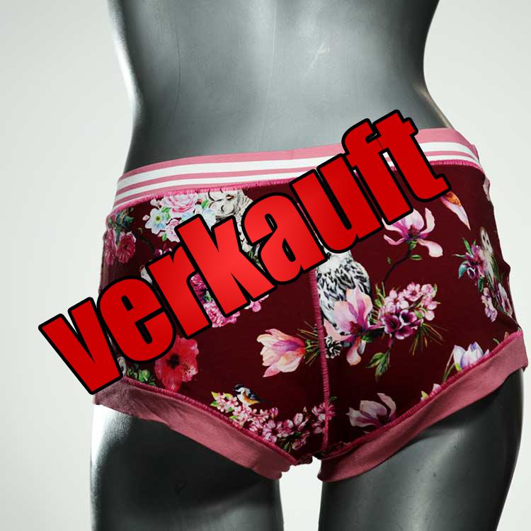 ökologische süße attraktive farbige Hotpant aus Baumwolle, Unterwäsche für Damen