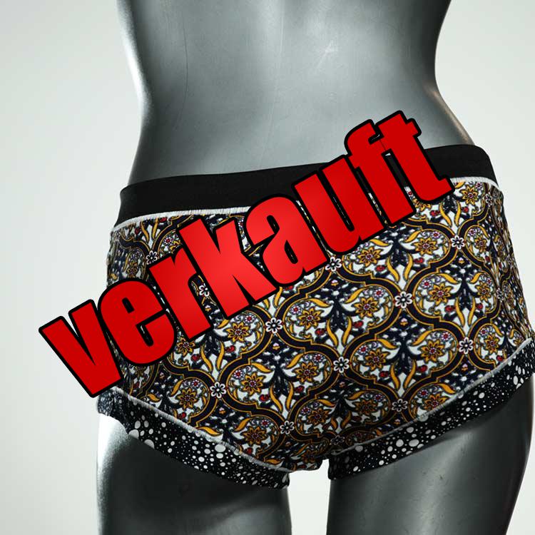 ökologische günstige sexy bunte Hotpant aus Baumwolle, Unterwäsche für Damen