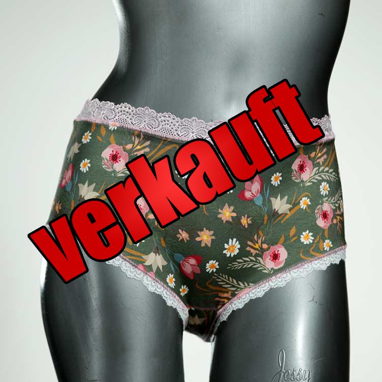 bunte gemusterte schöne nachhaltige Hotpant aus Baumwolle, Unterwäsche für Damen
