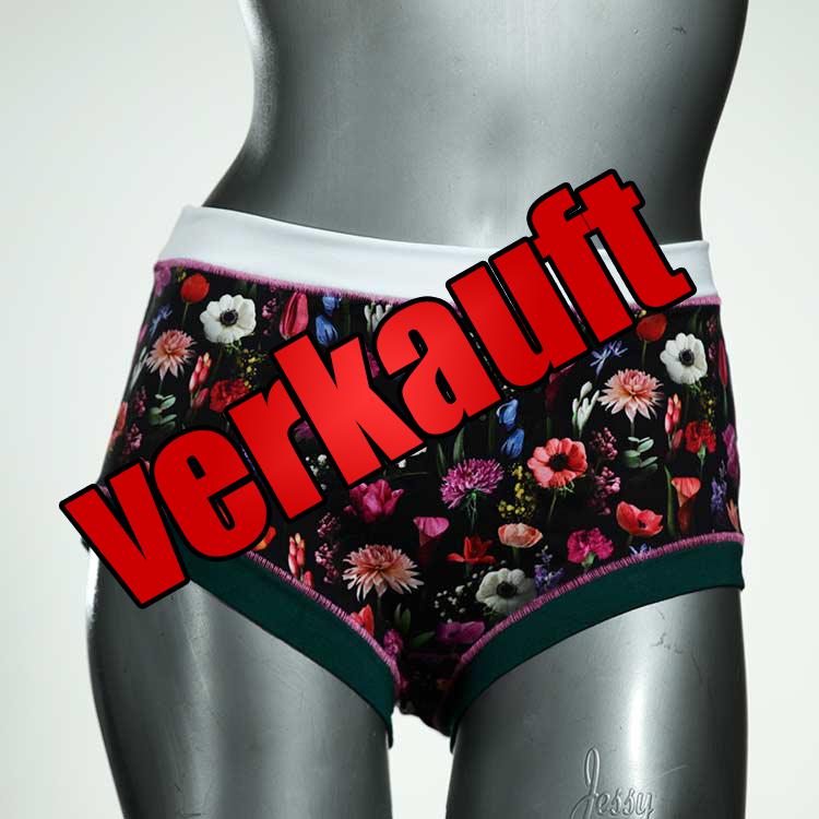 farbige sexy ökologische gemusterte Hotpant aus Baumwolle, Unterwäsche für Damen