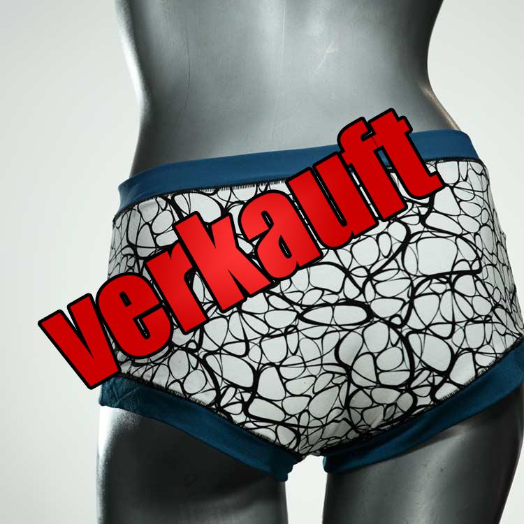 schöne gemusterte sexy ökologische Hotpant aus Baumwolle, Unterwäsche für Damen