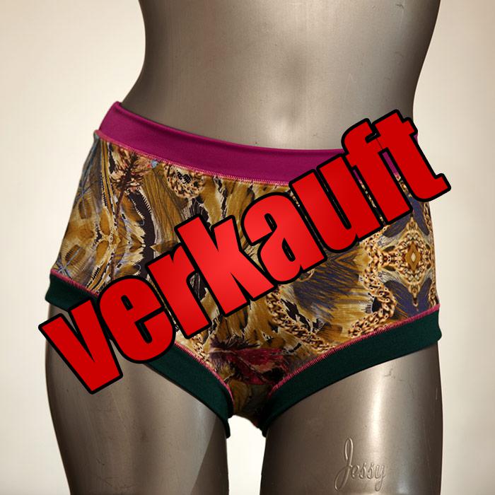  nachhaltige handgemachte bequeme Hotpant - Hipster - Unterhose für Damen aus Baumwolle für Damen