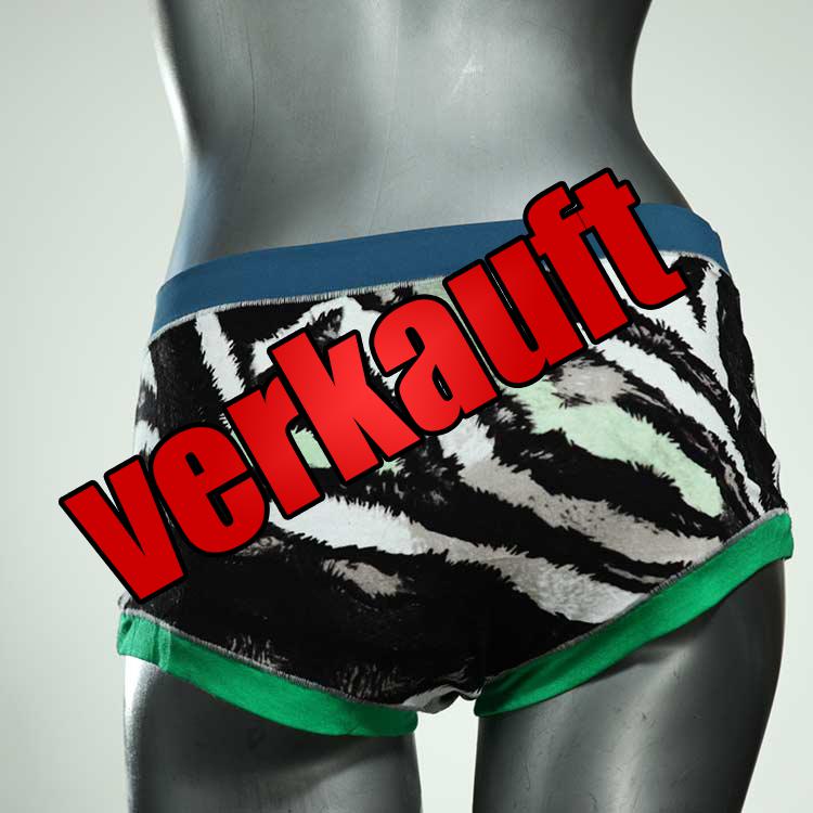 handgemachte bunte schöne ökologische Hotpant aus Baumwolle, Unterwäsche für Damen