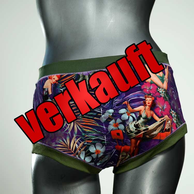 ökologische nachhaltige süße handgemachte Hotpant aus Baumwolle, Unterwäsche für Damen