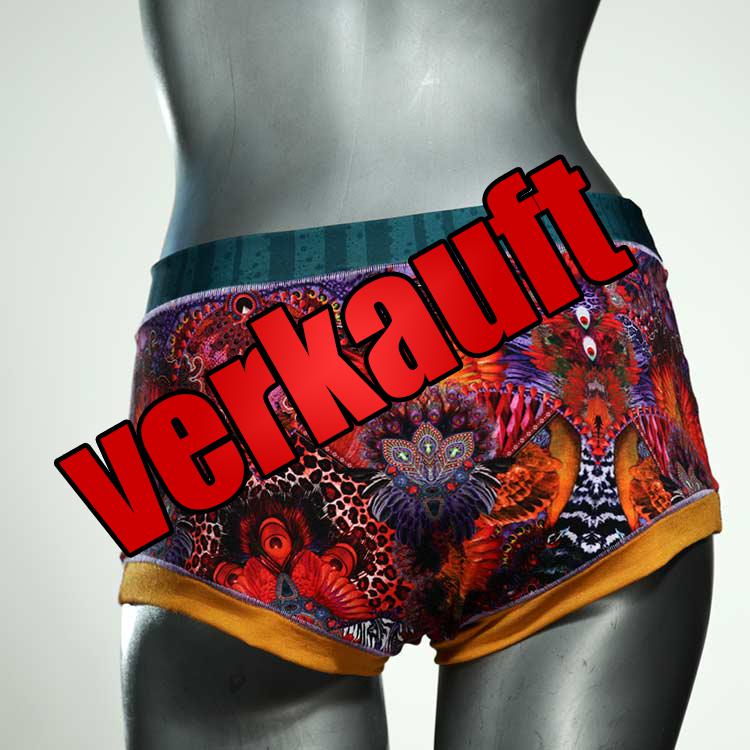 günstige ökologische schöne bunte Hotpant aus Baumwolle, Unterwäsche für Damen