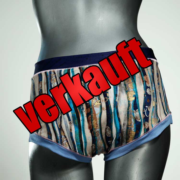 bequeme nachhaltige gemusterte farbige Hotpant aus Baumwolle, Unterwäsche für Damen