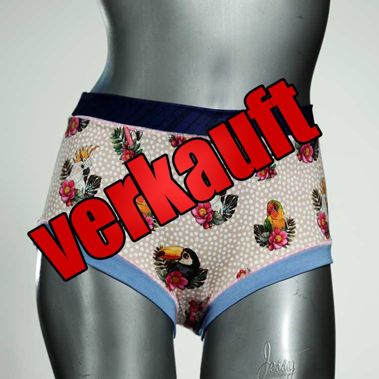 bequeme nachhaltige gemusterte farbige Hotpant aus Baumwolle, Unterwäsche für Damen