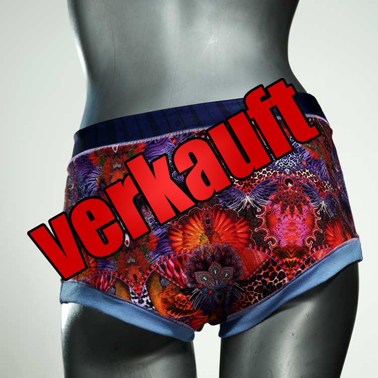 schöne gemusterte nachhaltige bequeme Hotpant aus Baumwolle, Unterwäsche für Damen