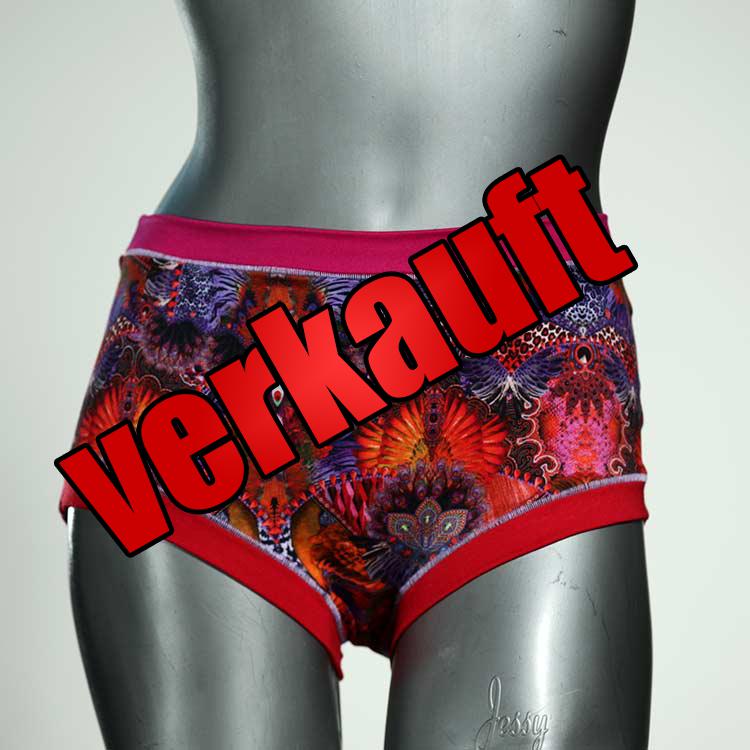 nachhaltige preiswerte bunte gemusterte Hotpant aus Baumwolle, Unterwäsche für Damen