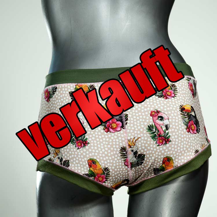 handgemachte nachhaltige bequeme preiswerte Hotpant aus Baumwolle, Unterwäsche für Damen
