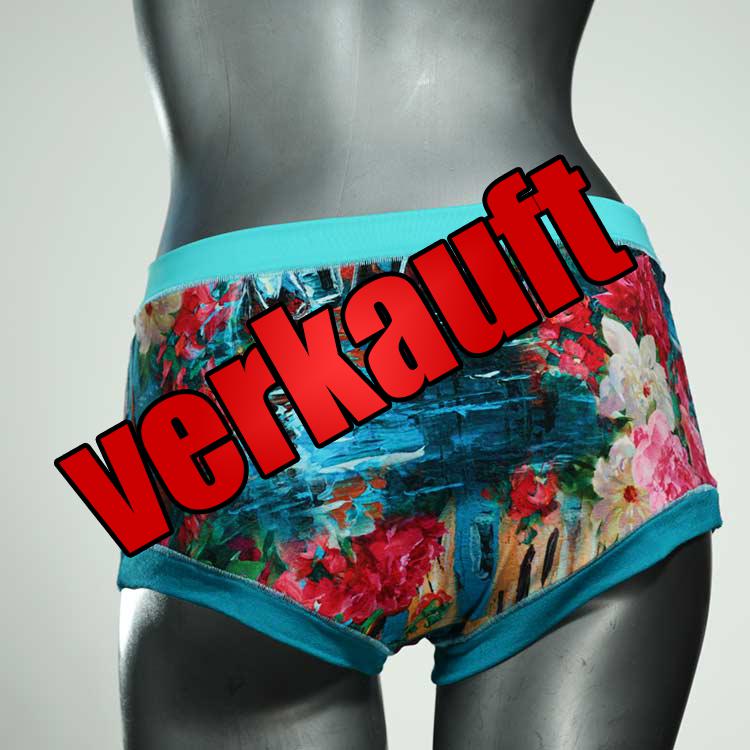 bequeme günstige gemusterte nachhaltige Hotpant aus Baumwolle, Unterwäsche für Damen