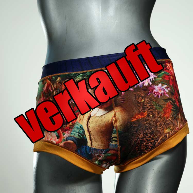 nachhaltige attraktive bunte gemusterte Hotpant aus Baumwolle, Unterwäsche für Damen