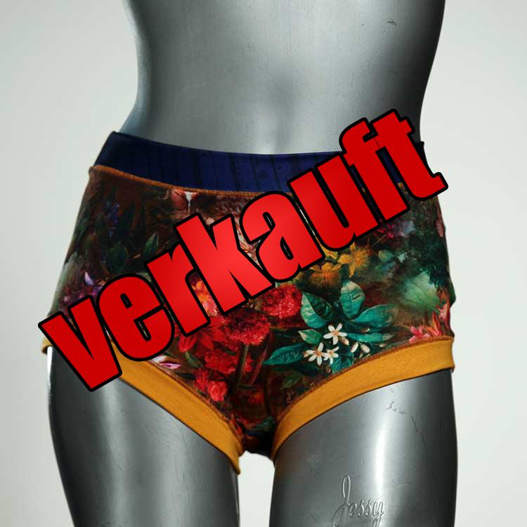 nachhaltige attraktive bunte gemusterte Hotpant aus Baumwolle, Unterwäsche für Damen
