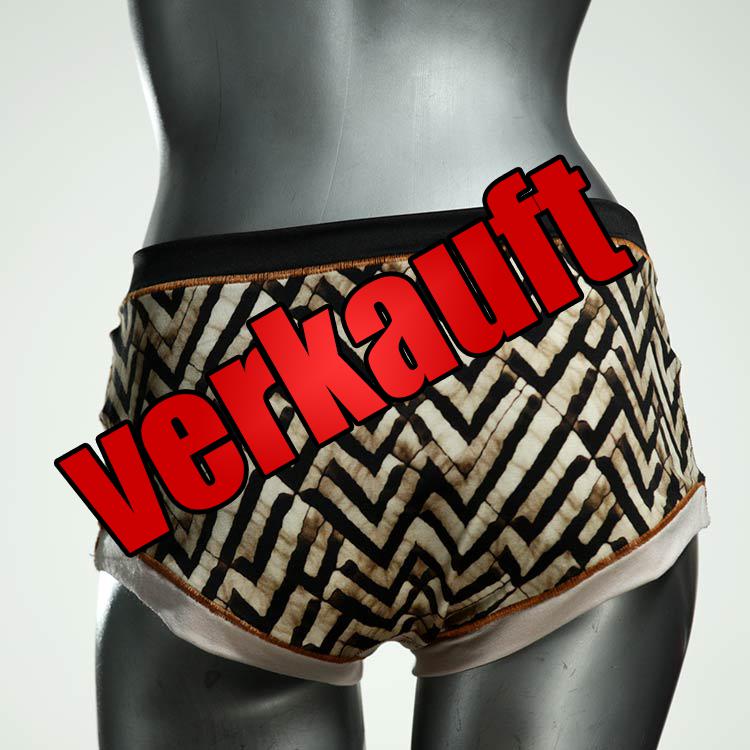 handgemachte ökologische günstige gemusterte Hotpant aus Baumwolle, Unterwäsche für Damen