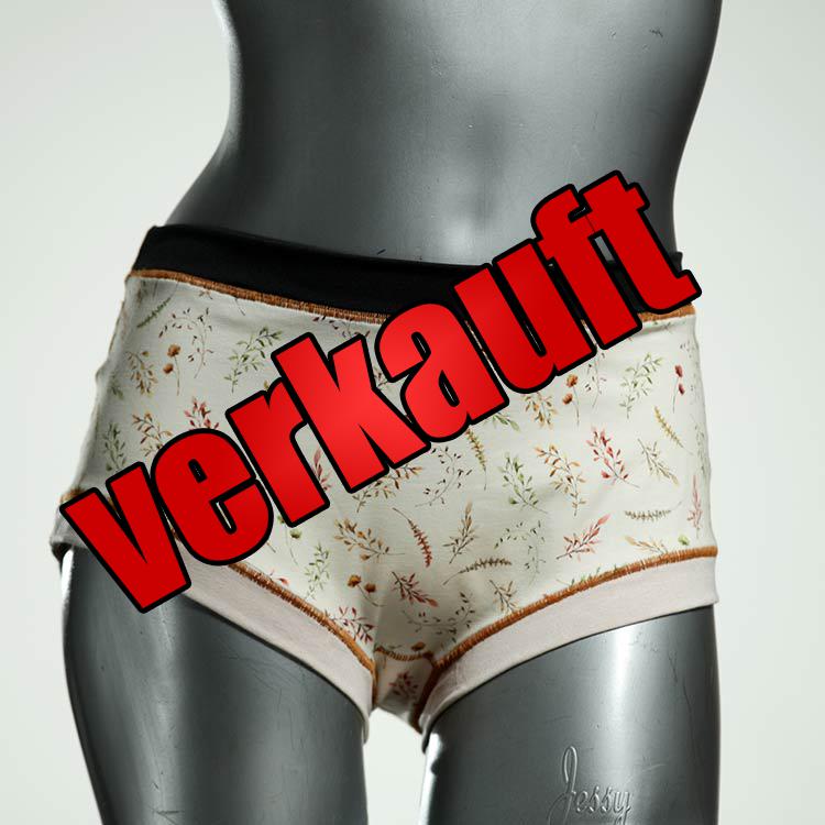 handgemachte ökologische günstige gemusterte Hotpant aus Baumwolle, Unterwäsche für Damen