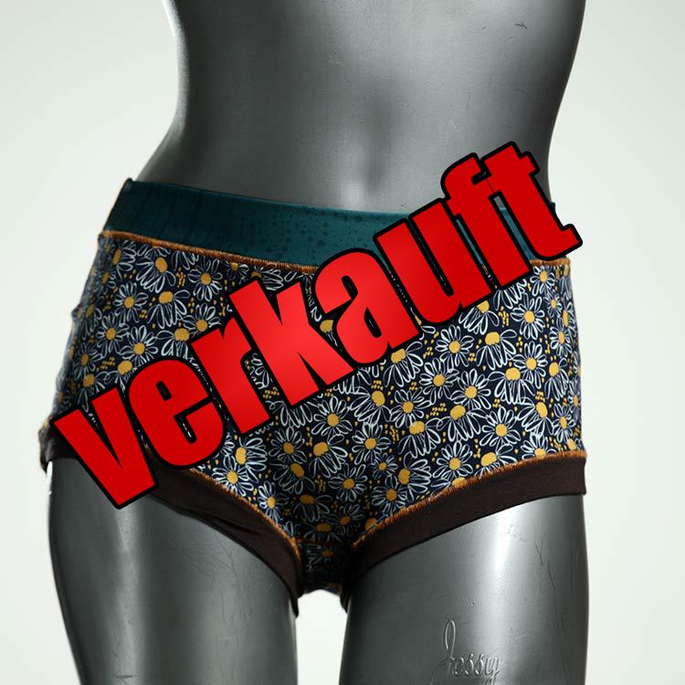 ökologische gemusterte süße bequeme Hotpant aus Baumwolle, Unterwäsche für Damen