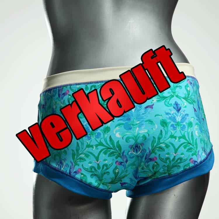 gemusterte farbige handgemachte bequeme Hotpant aus Baumwolle, Unterwäsche für Damen