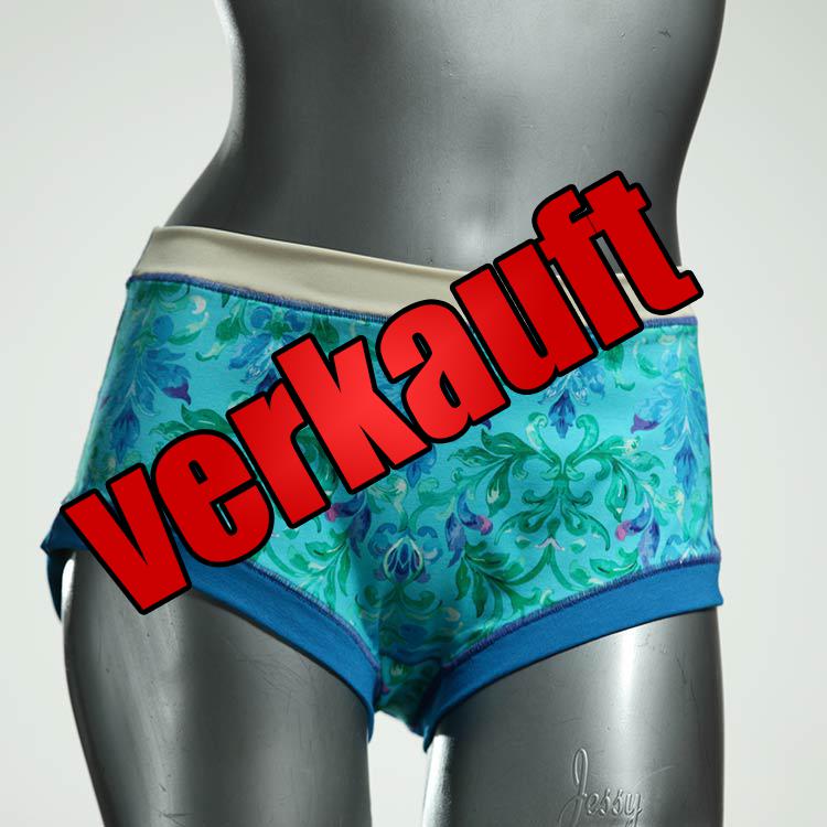 gemusterte farbige handgemachte bequeme Hotpant aus Baumwolle, Unterwäsche für Damen