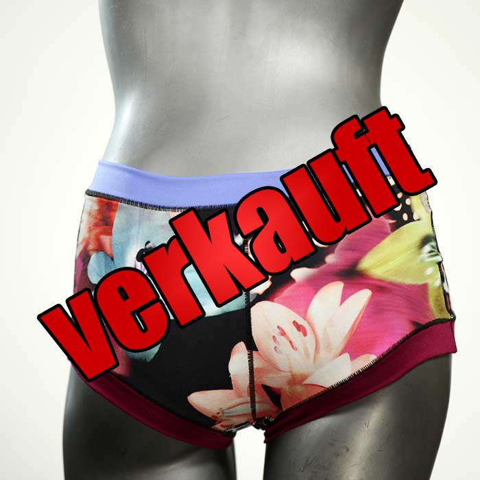 ökologische gemusterte bequeme preiswerte Hotpant aus Baumwolle, Unterwäsche für Damen