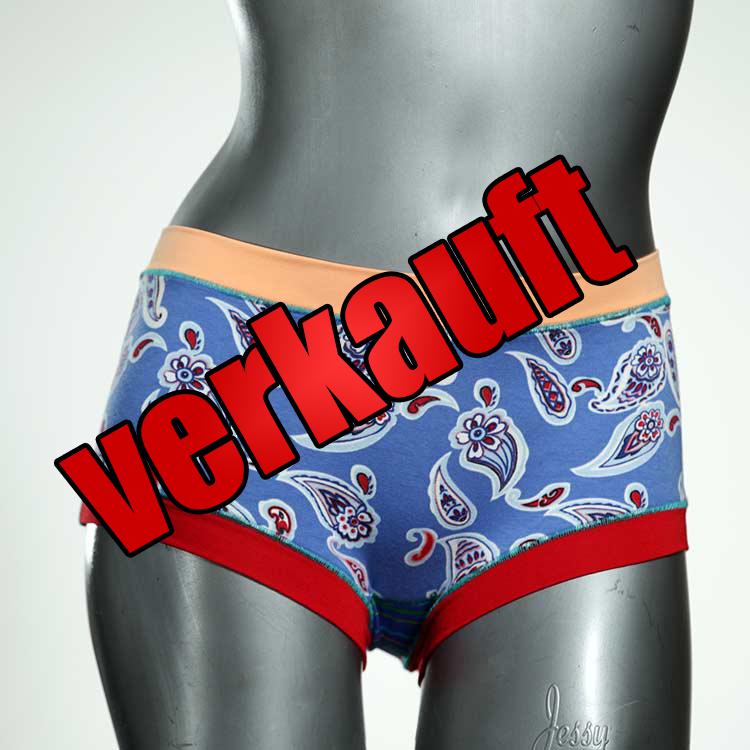 handgemachte sexy nachhaltige attraktive Hotpant aus Baumwolle, Unterwäsche für Damen