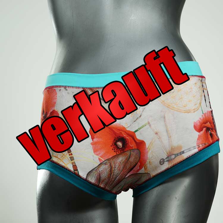 farbige preiswerte bunte attraktive Hotpant aus Baumwolle, Unterwäsche für Damen