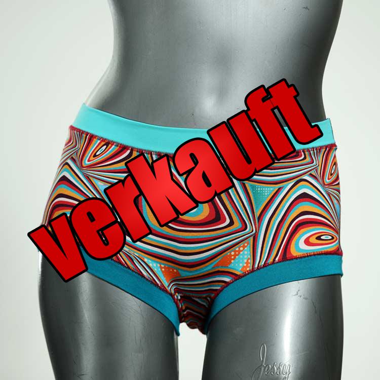 farbige preiswerte bunte attraktive Hotpant aus Baumwolle, Unterwäsche für Damen