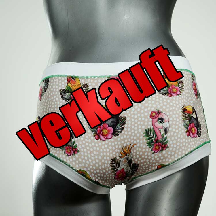 schöne attraktive gemusterte nachhaltige Hotpant aus Baumwolle, Unterwäsche für Damen