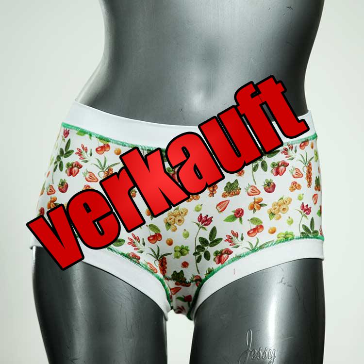 schöne attraktive gemusterte nachhaltige Hotpant aus Baumwolle, Unterwäsche für Damen