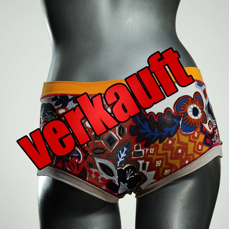 handgemachte nachhaltige gemusterte attraktive Hotpant aus Baumwolle, Unterwäsche für Damen