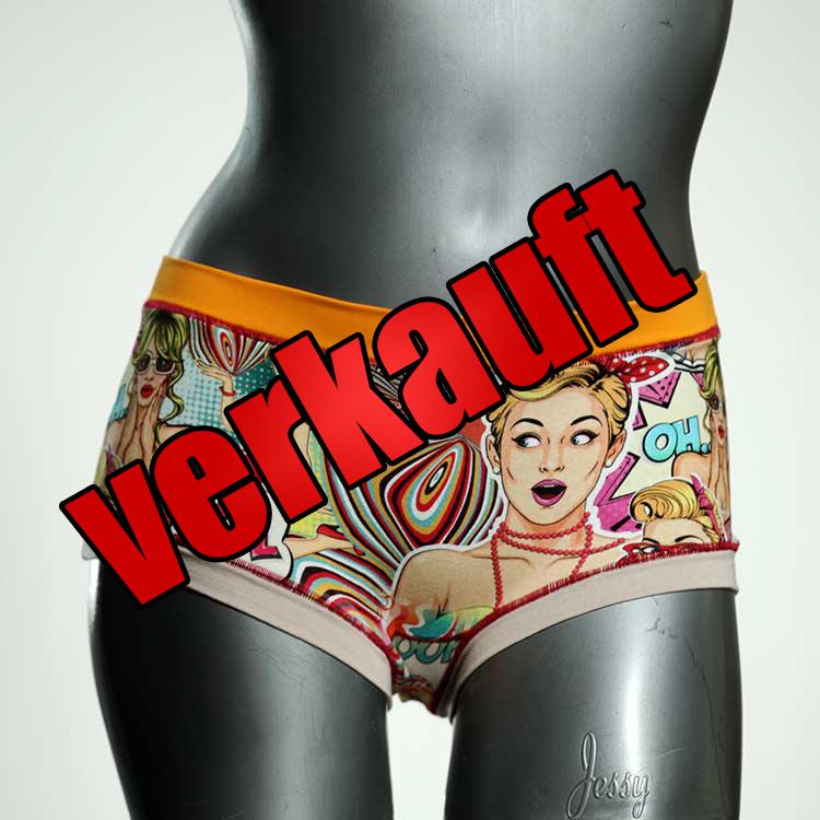 handgemachte nachhaltige gemusterte attraktive Hotpant aus Baumwolle, Unterwäsche für Damen