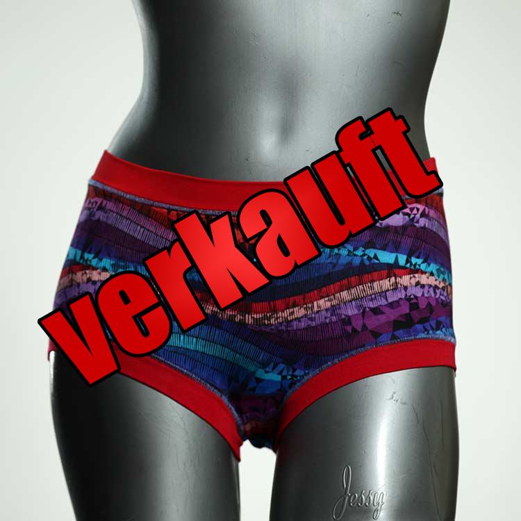 farbige attraktive gemusterte günstige Hotpant aus Baumwolle, Unterwäsche für Damen