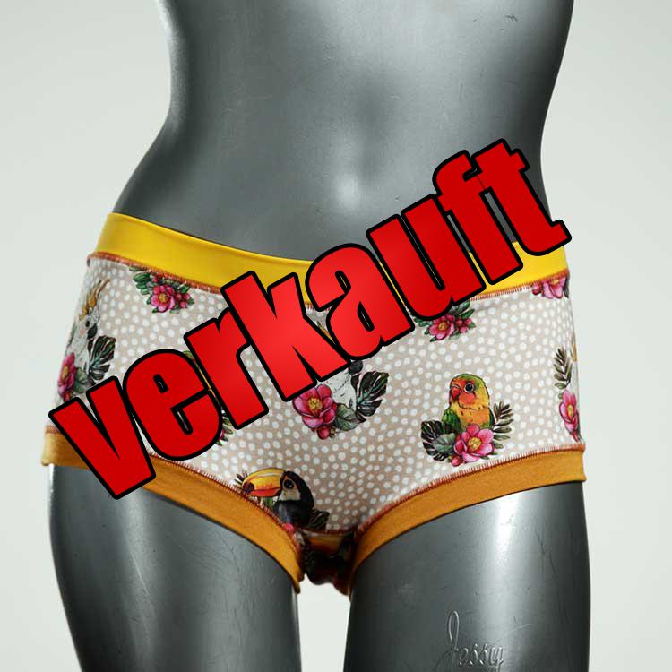 bunte nachhaltige attraktive schöne Hotpant aus Baumwolle, Unterwäsche für Damen