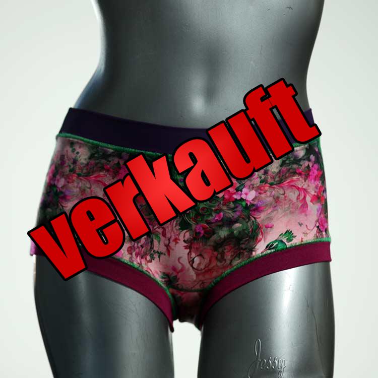 nachhaltige handgemachte bunte sexy Hotpant aus Baumwolle, Unterwäsche für Damen