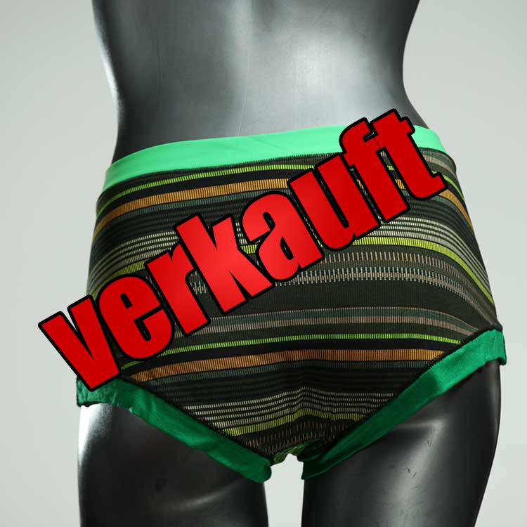 schöne farbige gemusterte nachhaltige Hotpant aus Baumwolle, Unterwäsche für Damen