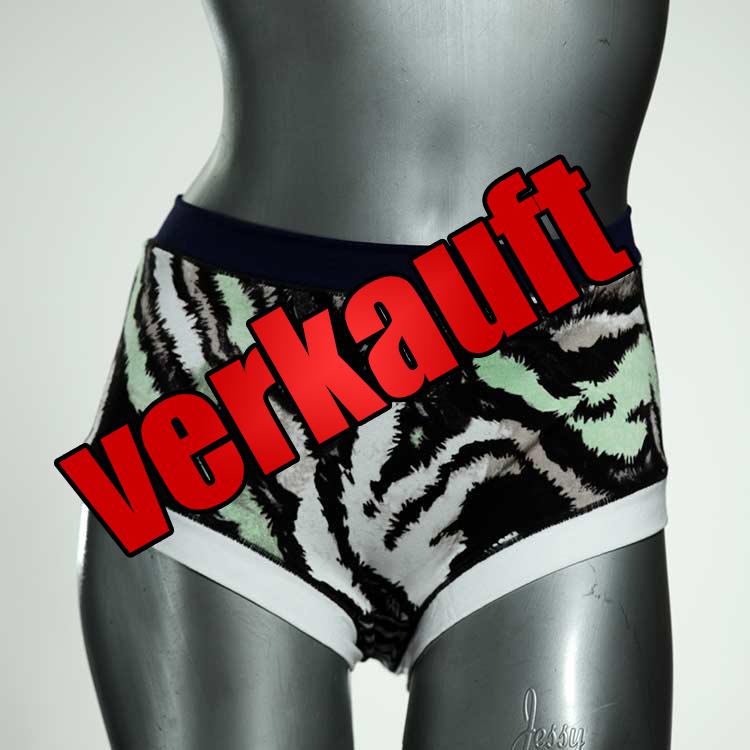 farbige sexy nachhaltige handgemachte Hotpant aus Baumwolle, Unterwäsche für Damen