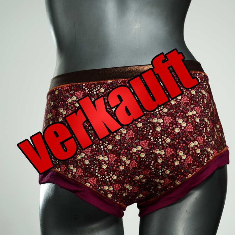 farbige bunte sexy handgemachte Hotpant aus Baumwolle, Unterwäsche für Damen