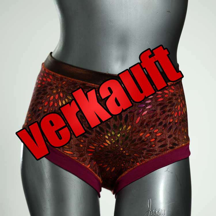 farbige bunte sexy handgemachte Hotpant aus Baumwolle, Unterwäsche für Damen