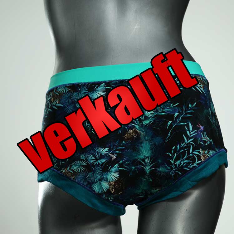 ökologische gemusterte attraktive bunte Hotpant aus Baumwolle, Unterwäsche für Damen