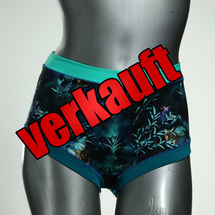 ökologische gemusterte attraktive bunte Hotpant aus Baumwolle, Unterwäsche für Damen