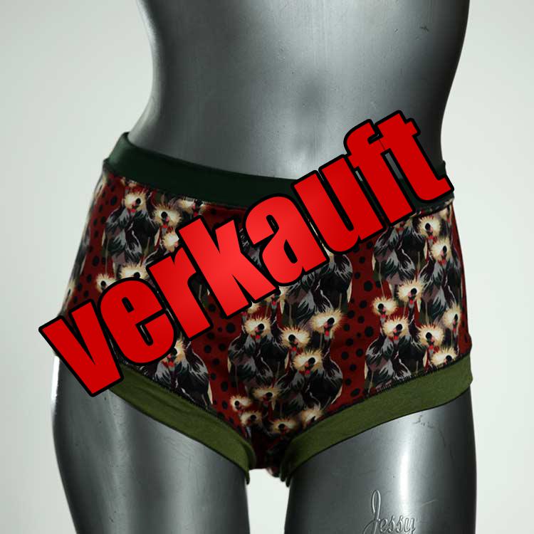 attraktive gemusterte bunte sexy Hotpant aus Baumwolle, Unterwäsche für Damen