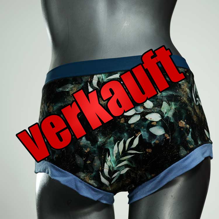 preiswerte nachhaltige gemusterte bunte Hotpant aus Baumwolle, Unterwäsche für Damen