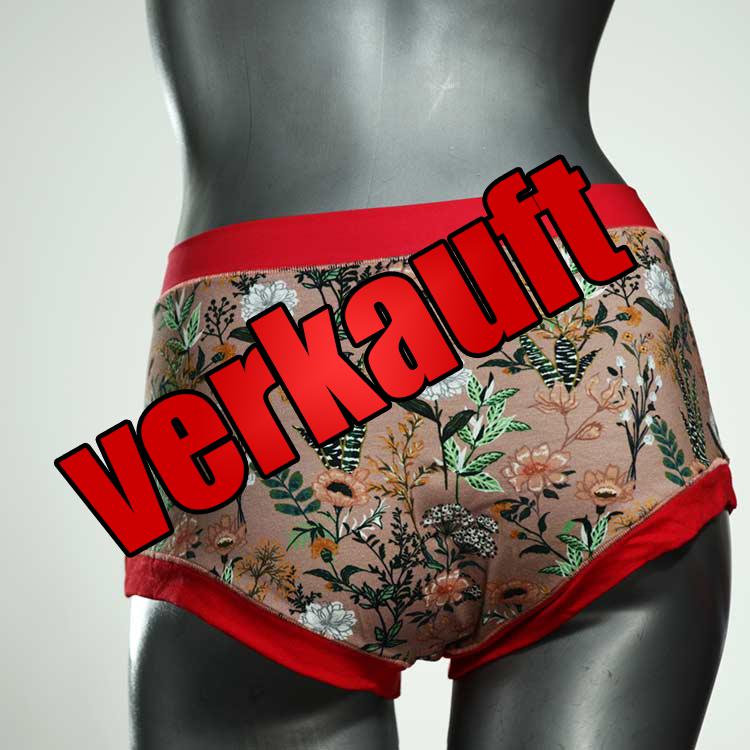 gemusterte sexy bequeme ökologische Hotpant aus Baumwolle, Unterwäsche für Damen