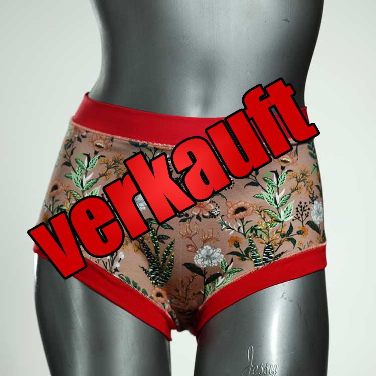 gemusterte sexy bequeme ökologische Hotpant aus Baumwolle, Unterwäsche für Damen
