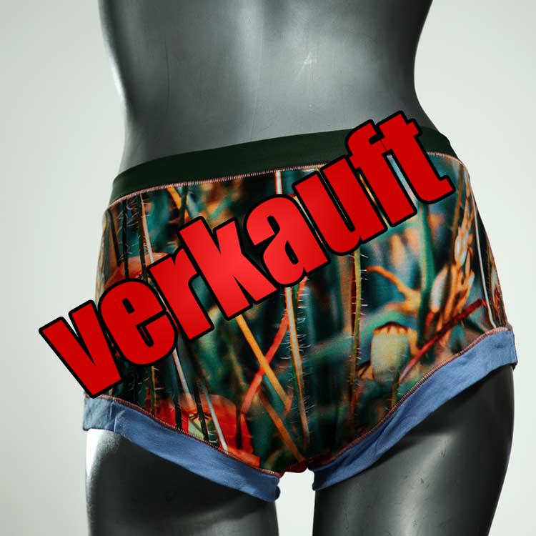 ökologische bequeme bunte günstige Hotpant aus Baumwolle, Unterwäsche für Damen