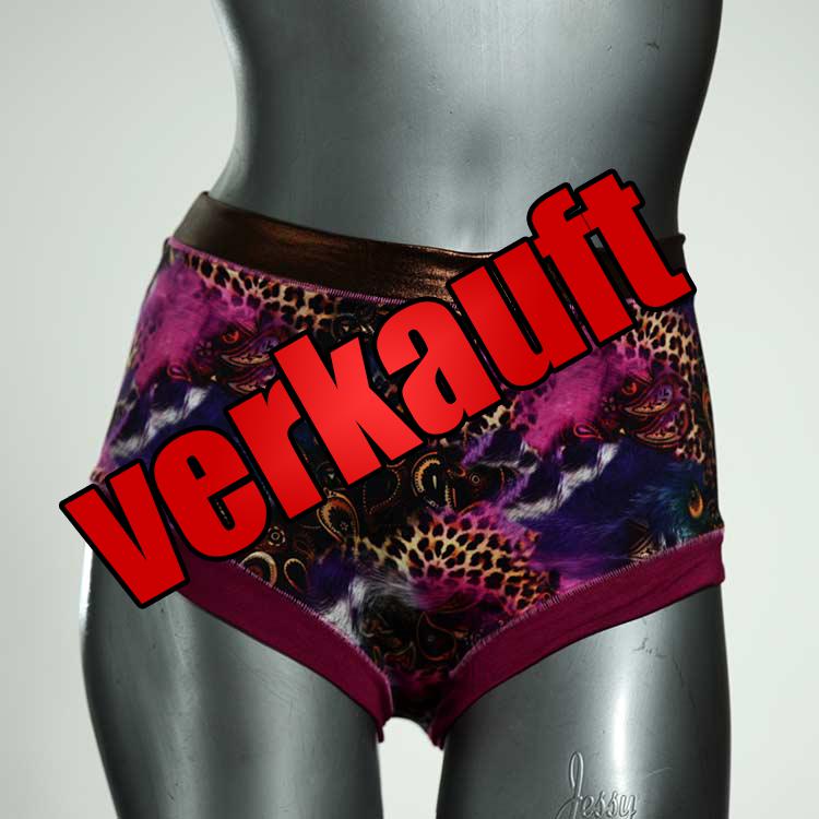 günstige bunte gemusterte farbige Hotpant aus Baumwolle, Unterwäsche für Damen