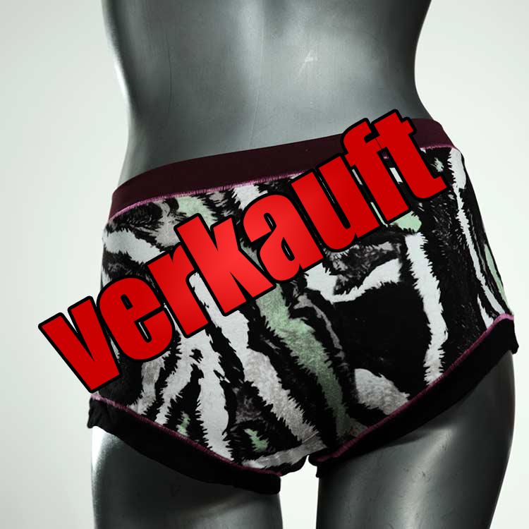 nachhaltige bequeme sexy gemusterte Hotpant aus Baumwolle, Unterwäsche für Damen